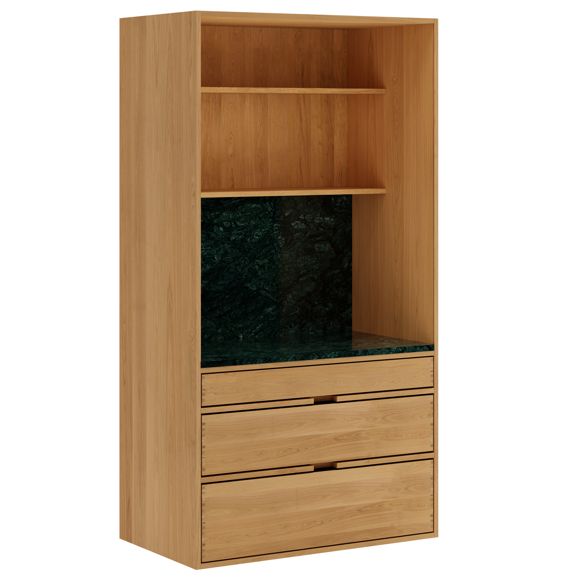 100 cm Lysolieret  Just Wood baristaskab