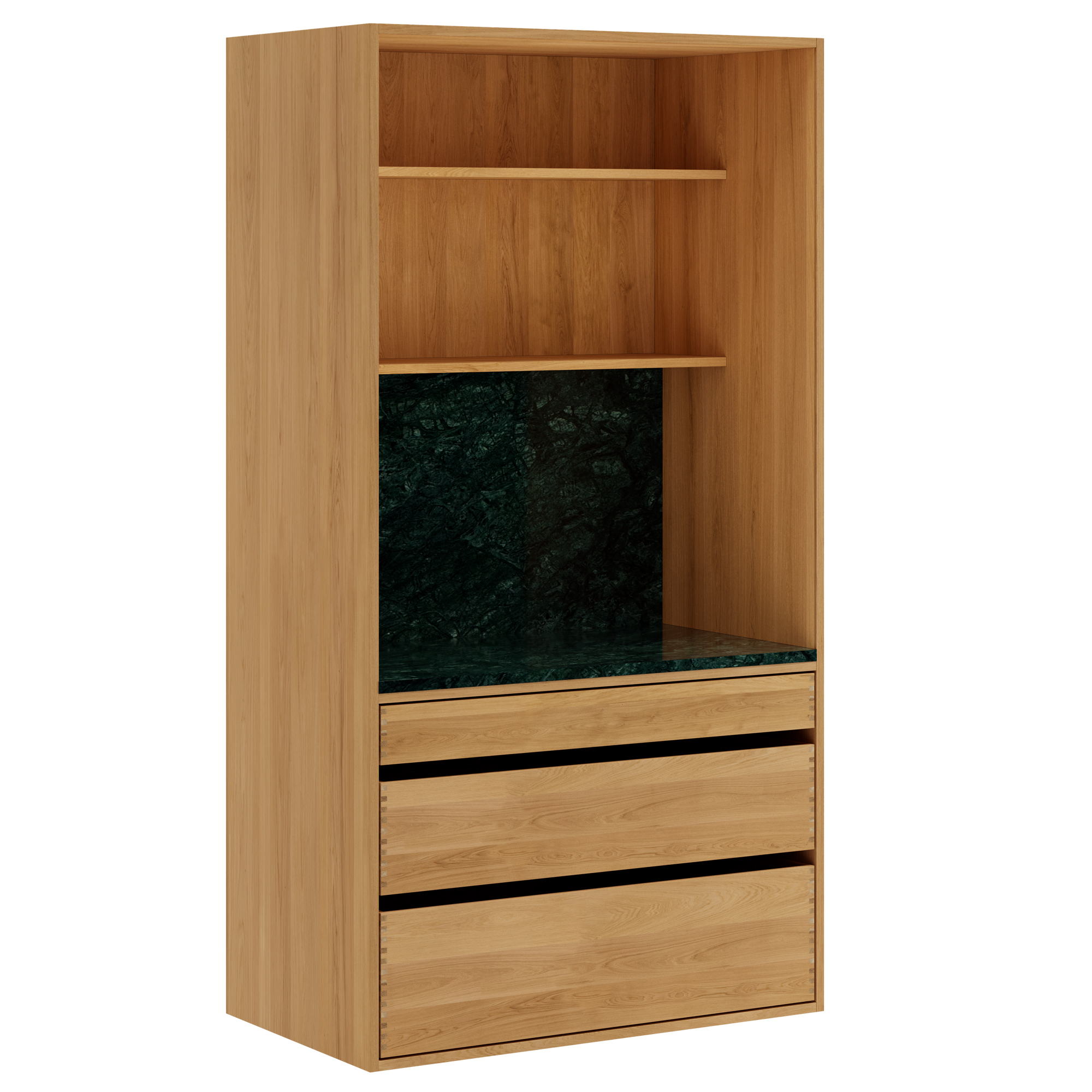 100 cm Lysolieret Just Wood Original baristaskab