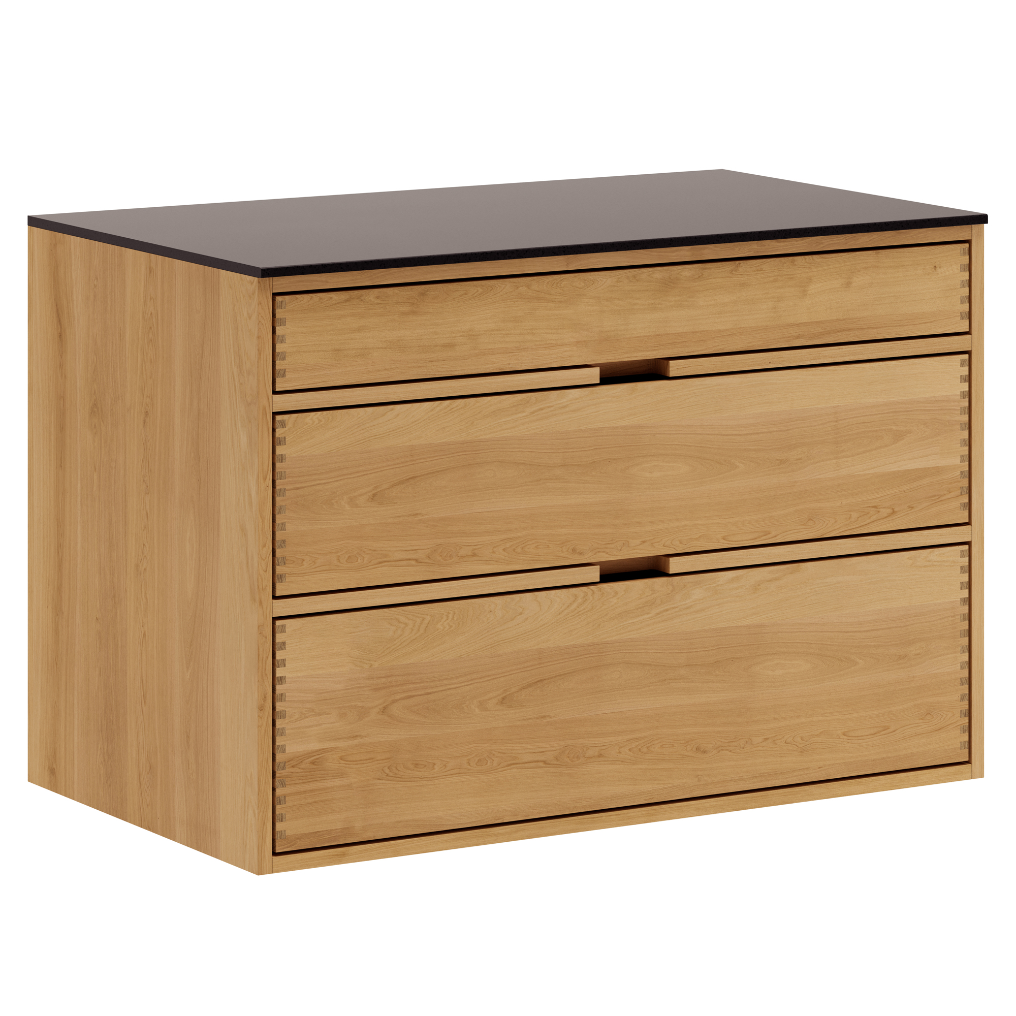 100 cm Lysolieret Just Wood Underskab 60 cm i dybden