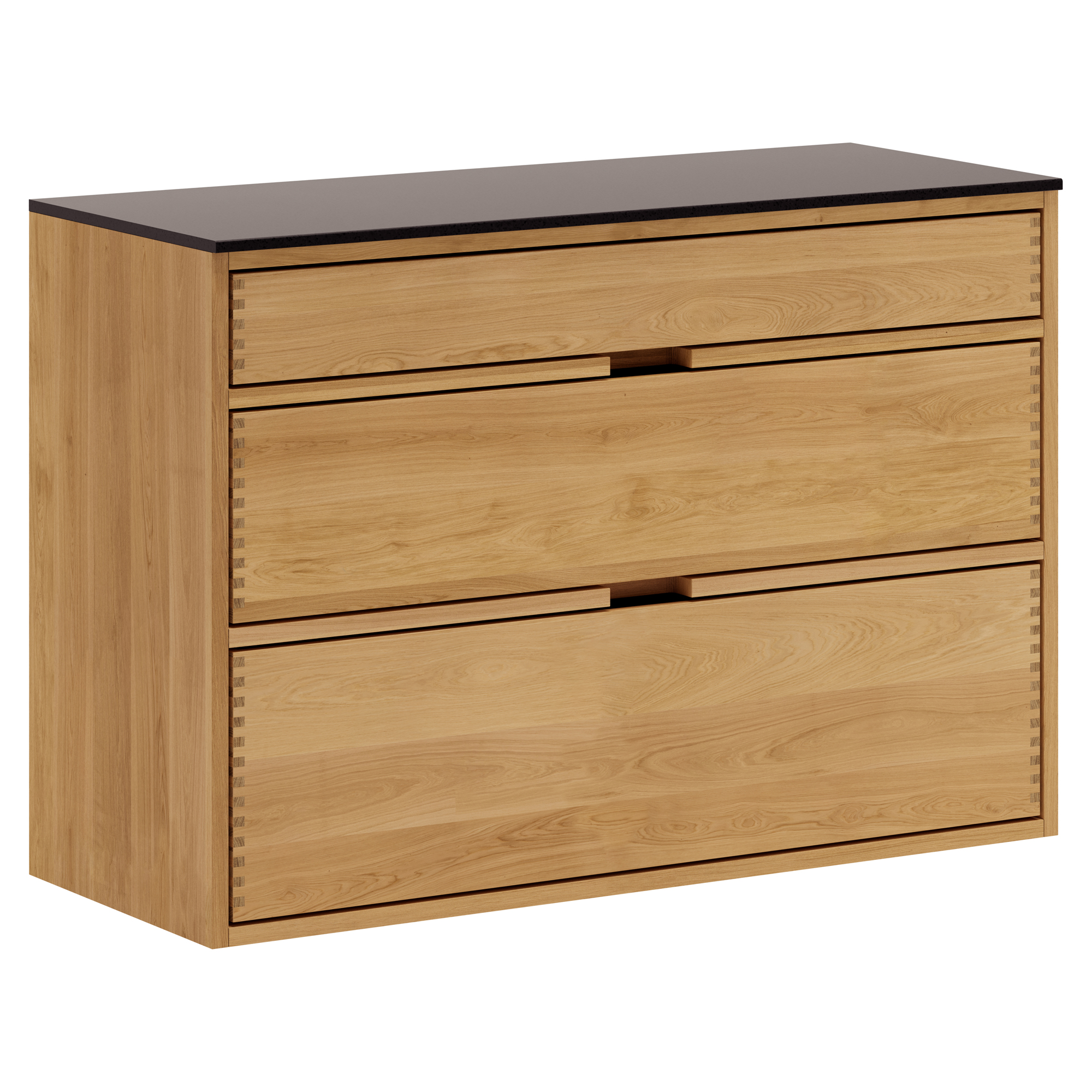 100 cm Lysolieret Just Wood Underskab 40 cm i dybden