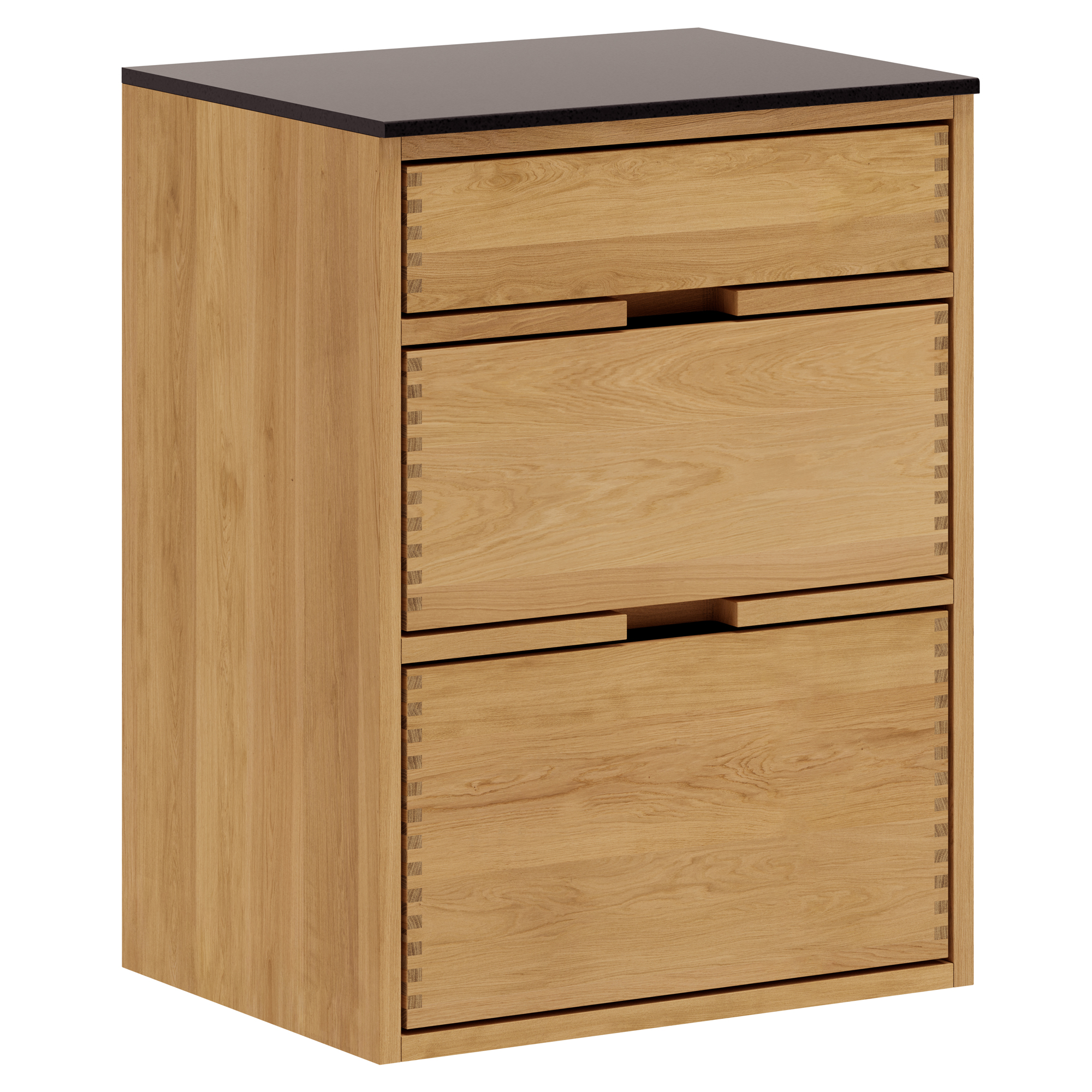50 cm Lysolieret Just Wood Underskab 40 cm i dybden