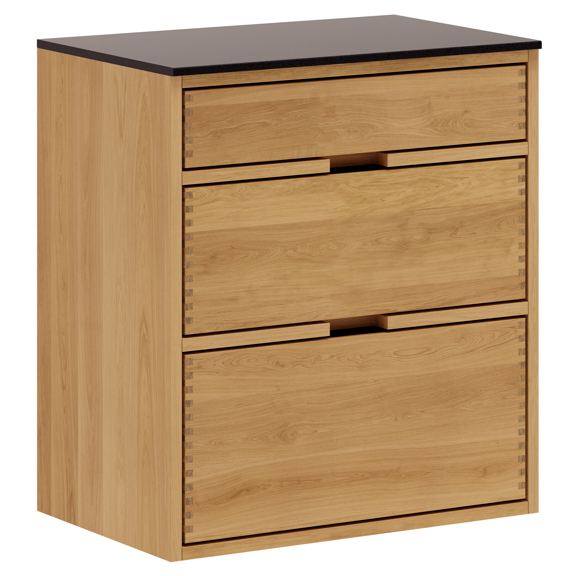 60 cm Lysolieret Just Wood Underskab 40 cm i dybden