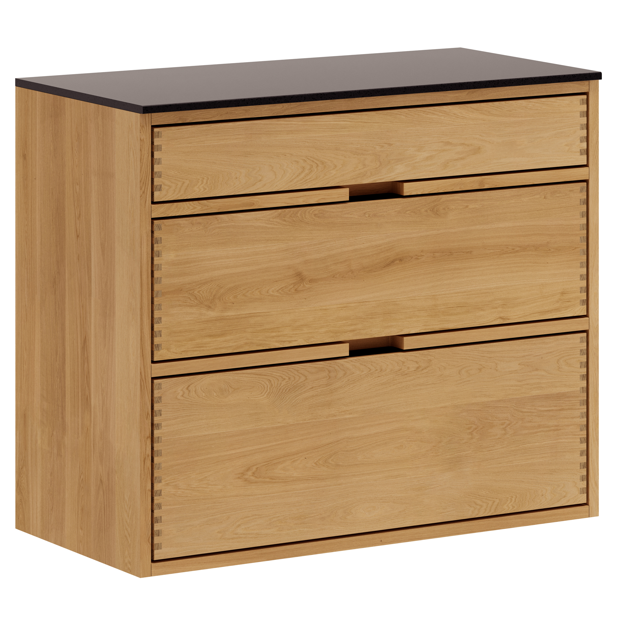80 cm Lysolieret Just Wood Underskab 40 cm i dybden