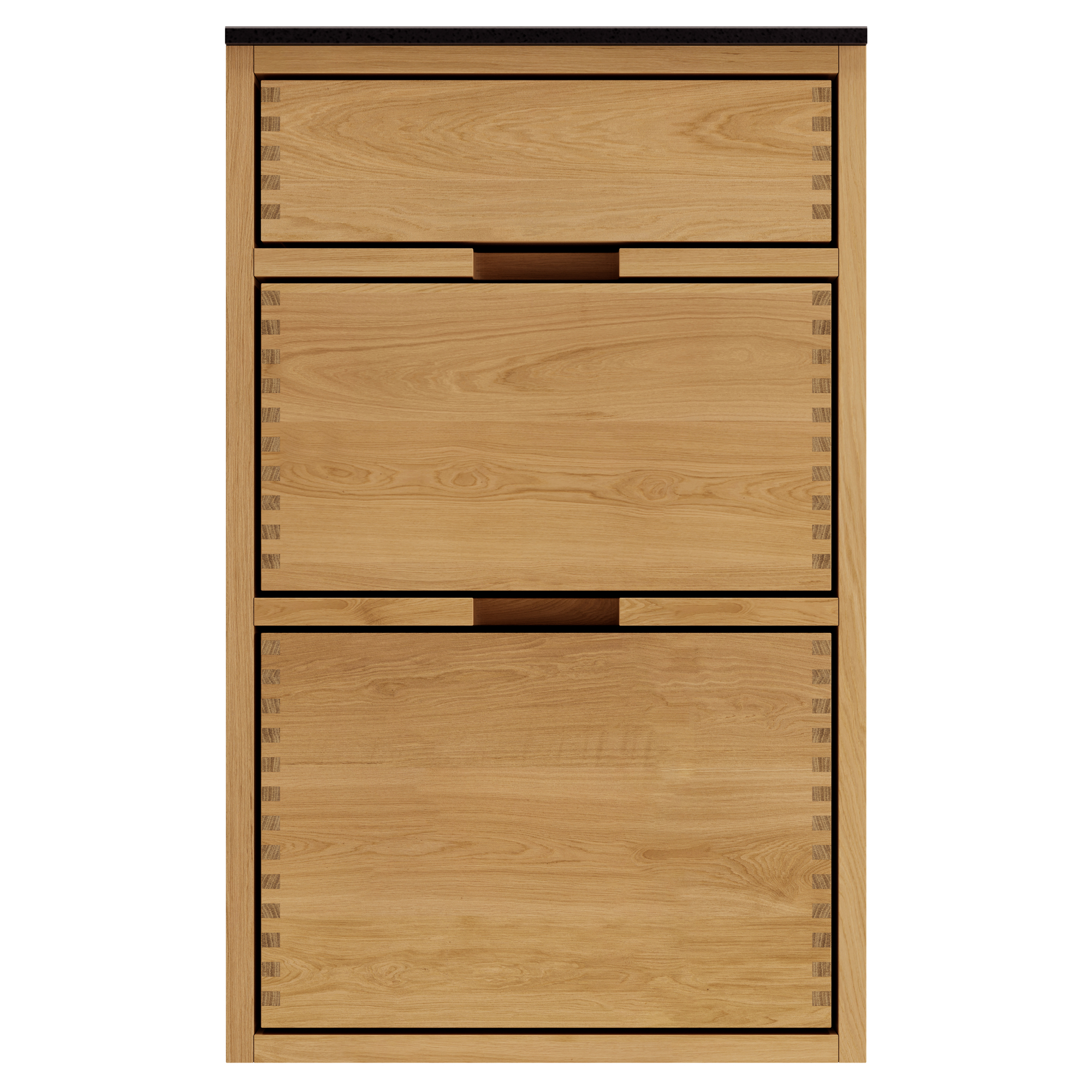 45 cm Lysolieret Just Wood front til opvaskemaskine