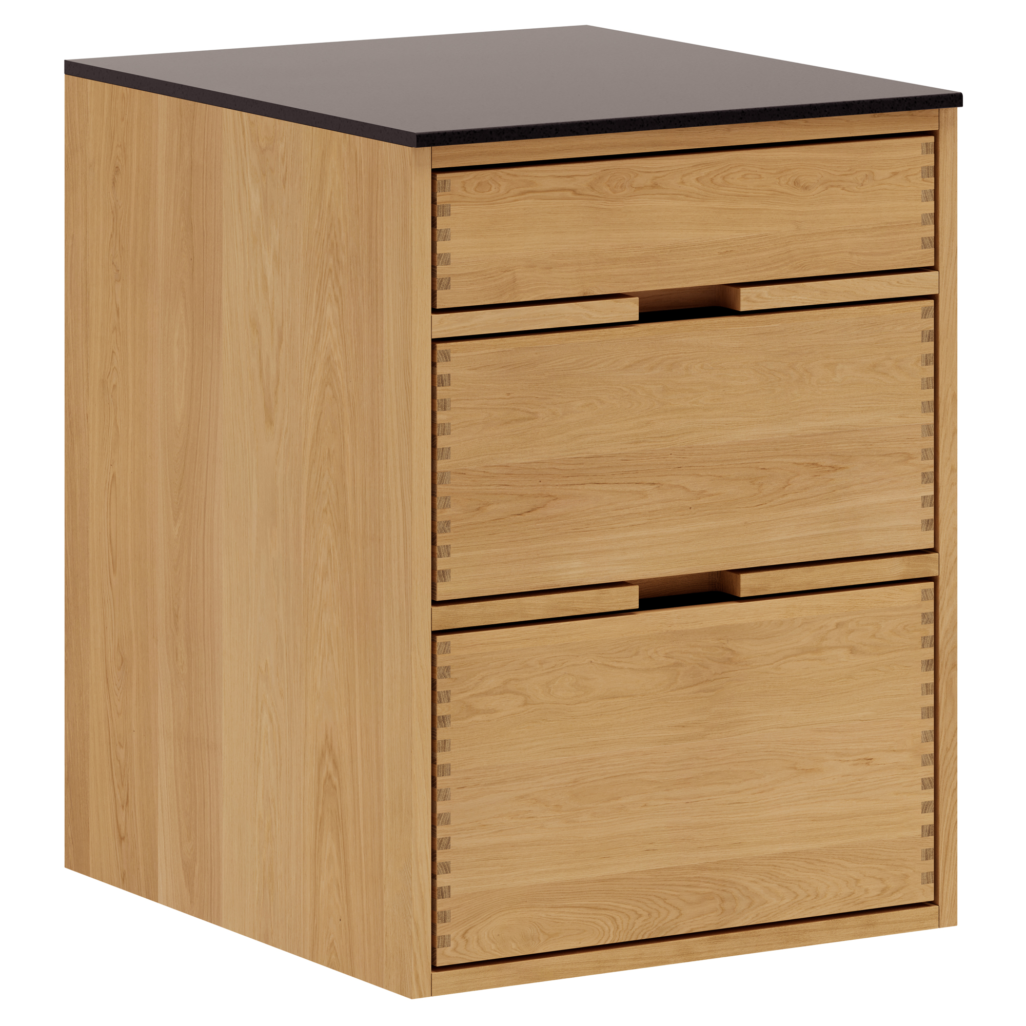 50 cm Lysolieret Just Wood Underskab 60 cm i dybden
