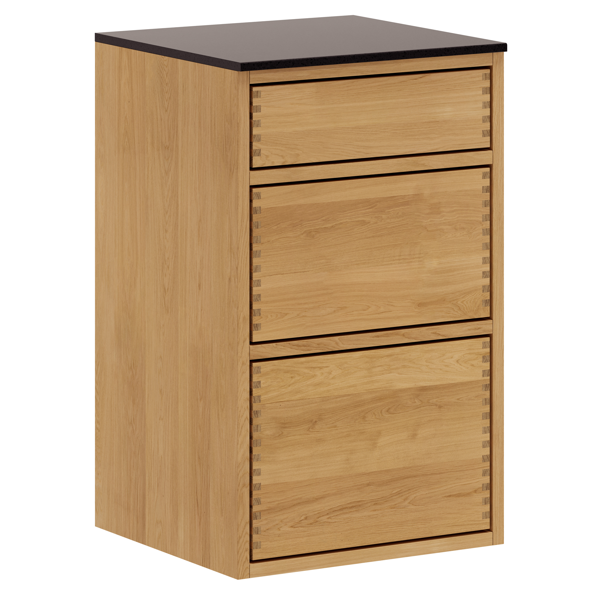 40 cm Lysolieret Just Wood Push Underskab 40 cm i dybden