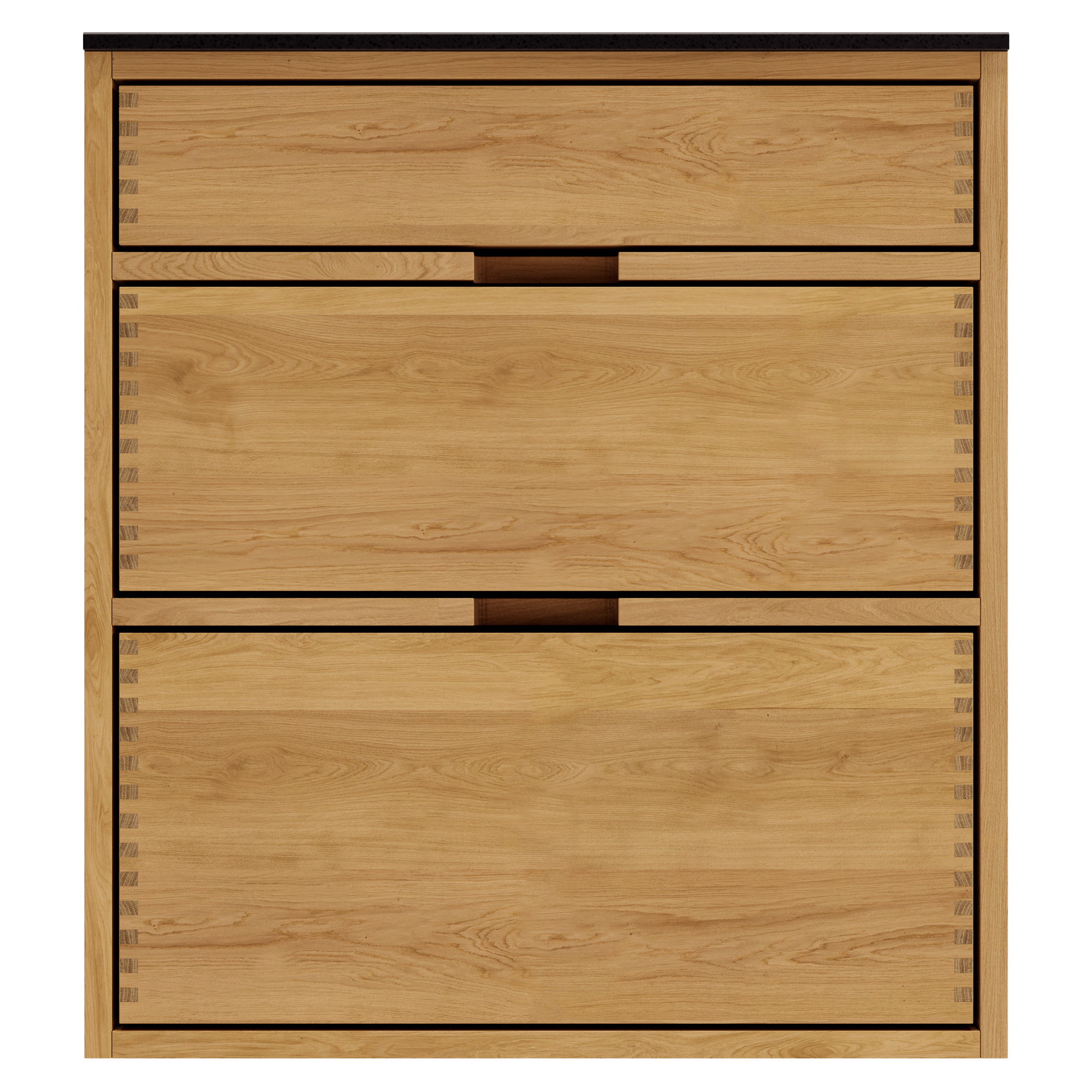 60 cm Lysolieret Just Wood front til opvaskemaskine