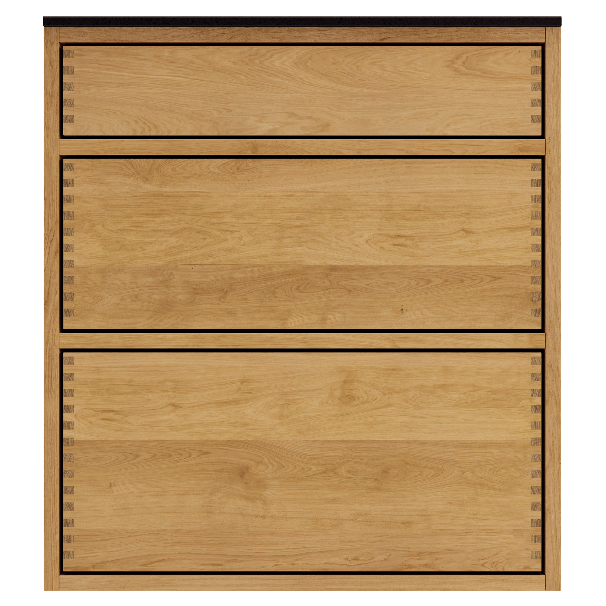 60 cm Lysolieret Just Wood Push front til opvaskemaskine
